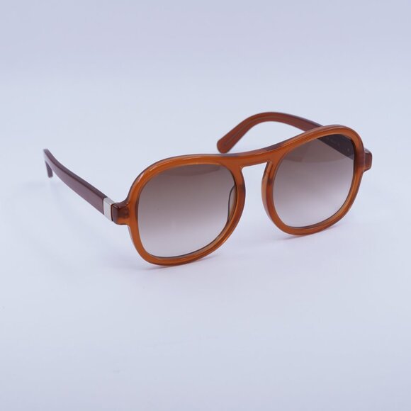 🕶️ New Chloe CE720S 208 Sunglasses - Caramel Frame, Brown Lenses - Picture 3 of 8